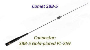 SBB-5 SBB5 Comet Original 146/446 MHz Dual Band Mobile Antenna