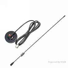 Load image into Gallery viewer, Dualband Mobile Antenna 2m/70cm VHF/UHF Ham Radio, 137-149, 437-480 Mhz, Magnet Base PL-259 Connector, 10 Ft RG58 Cable