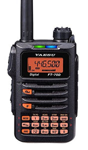 FT-70DR FT-70 Original Yaesu 144/430 MHz Digital/Analog Handheld Transceiver - C4FM / FDMA - 3 Year Manufacturer Warranty