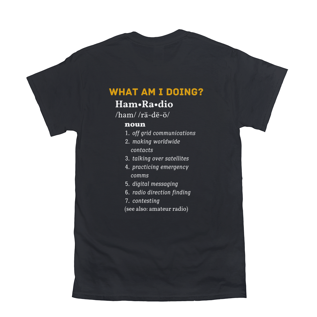 What In The Ham Radio Am I Doing T-Shirt