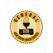 Load image into Gallery viewer, General Class Ham Radio Decal Sticker - Multiple Sizes