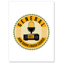 Load image into Gallery viewer, General Class Ham Radio Decal Sticker - Multiple Sizes
